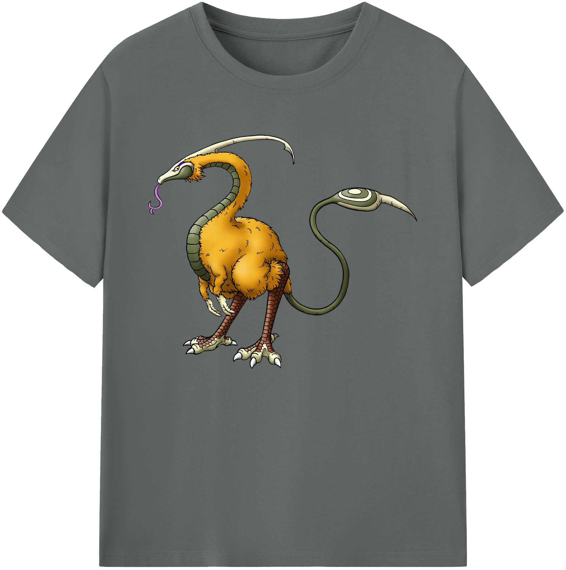 （画像用） ドラゴンクエスト Doragon Kuesuto Dragon Quest 綿100％ メンズ半袖Tシャツ｜肌触りやわらか＆通気性